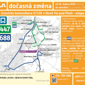 Výlukový jízdní řád autobusové linky 688  1